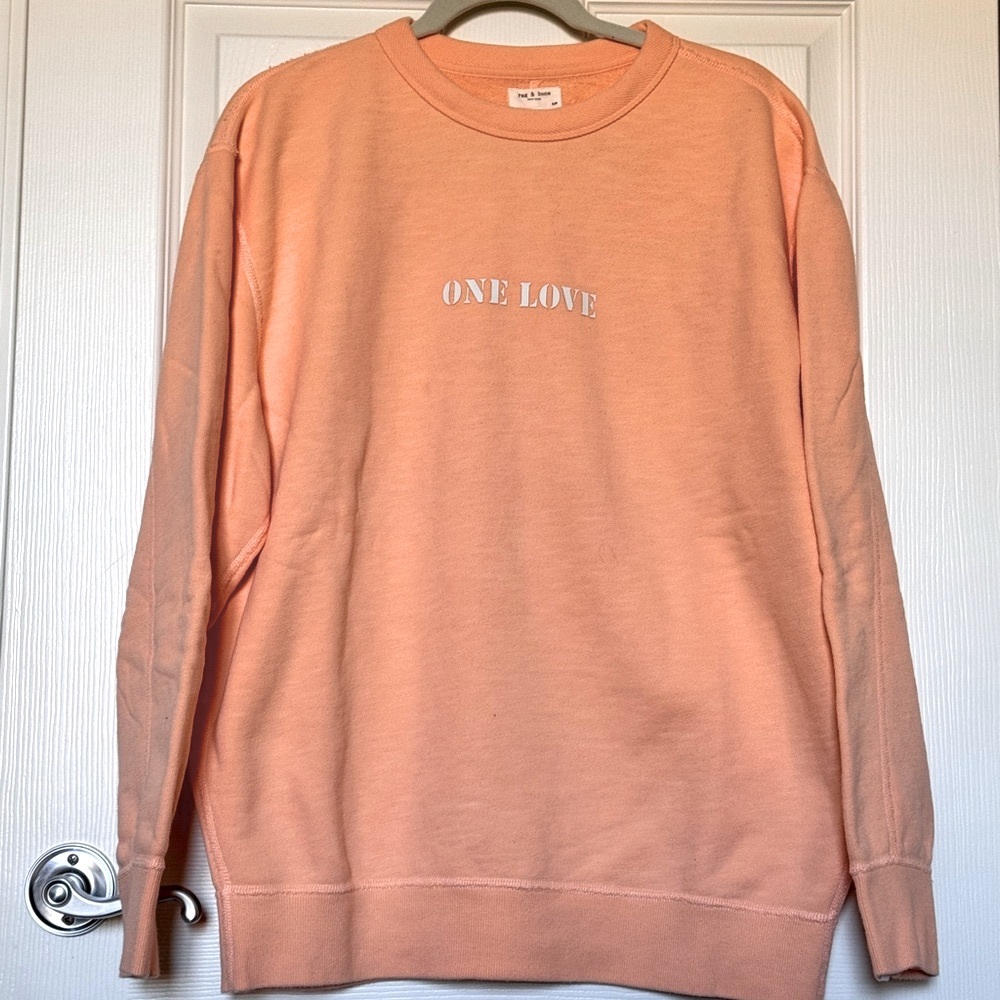Rag & Bone Oversized Peach Sweatshirts